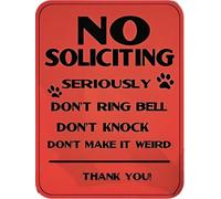 Placas Metálicas No Solicitar En Serio, No Toques El Timbre, No Lo Hagas Raro, Gracias. No Se Oxida Fácilmente Metal Estaño Signo Resistente Al Desgaste Y Duradero Chapas Metalicas para 20X30Cm