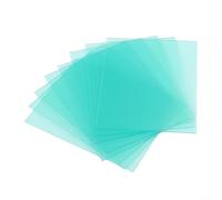 Placas protectoras de PC para soldar, paquete de 10 cubiertas de lentes transparentes para cascos (123 x 98 mm)