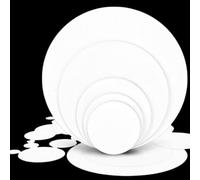 Placas redondas de cerámica de alúmina al 96% resistentes al calor - Juntas aislantes de corindón para aplicaciones industriales (D6mm*0.5mm*10pcs)