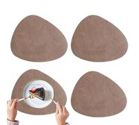 Place Mats for Dining Tables - 16.54in Leather Heat Resistant Table Plate Mats Set of for Kitchen, Restaurant, and Farmhouse Dining, Decorative Dinner for Apartment, Party,