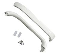 Place4parts 2 tiradores de puerta para frigorífico y congelador Bosch, color blanco, KSV, KGS, KGU y KGV, 320 mm