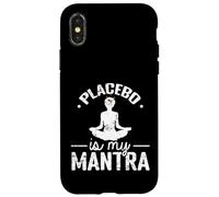 Placebo es mi mantra Meditación Humor Carcasa para iPhone X/XS