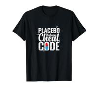 Placebo Natures Cheat Code Diciendo Naturaleza Camiseta gráfica económica, Hombre, Negro, S