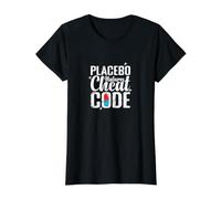 Placebo Natures Cheat Code Diciendo Naturaleza Camiseta gráfica económica, Mujer, Negro, L