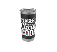 Placebo Natures Cheat Code Diciendo Naturaleza Vaso térmico de acero inoxidable de doble pared