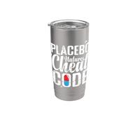 Placebo Natures Cheat Code Diciendo Naturaleza Vaso térmico de acero inoxidable de doble pared