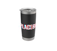 Placebo Retro Fuentes Diseño Visual Vaso térmico de acero inoxidable de doble pared