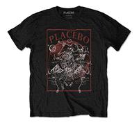 Placebo - T-Shirt # S Unisex Black # Astro Skeletons