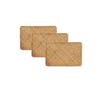 Placemats - VHV - Set of 3 - Natural seagrass - 45.7 x 30.5 cm - Rectangular