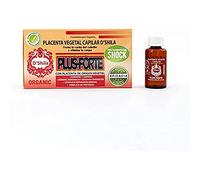 Placenta Capilar Vegetal Plus Forte 4x25ml D'Shila | Tratamiento Intensivo | Evita la Caída del Cabello | Nutre la fibra capilar | Consigue un pelo más voluminoso | Aspecto más saludable.