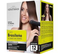 PLACENTA LIFE Be Natural Kit de Alisado Brasileño con Keratina, Verde - Alisado Profesional, Control del Frizz y Brillo Intenso