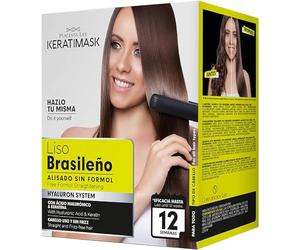 PLACENTA LIFE Be Natural Kit de Alisado Brasileño con Keratina, Verde - Alisado Profesional, Control del Frizz y Brillo Intenso