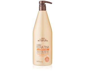 PLACENTA LIFE Be Natural Lisso Keratina Acondicionador 1000 Mililitros - Hidratación Profunda, Antifrizz, Suavidad y Brillo para Cabello Liso y sin Encrespamiento