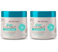 PLACENTA LIFE - Mascarilla Hidratación y Reparación Ultra Profunda | Aceite Orgánico de Coco Virgen | Libre de Sal, Sulfatos, Parabenos y Gluten | Apto Todo Tipo de Cabello, Multicolor, 350 g