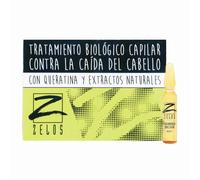 Placenta Vegetal Para La Pérdida Del Cabello - 12 ampollas x 10ml - Con Queratina y Extractos Naturales - Tratamiento Anticaída del pelo con proteínas - Caída Hombre y Mujer - Zelos