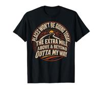 Places I Won'T Be Going Today Funny Sarcastic Quote Camiseta gráfica económica