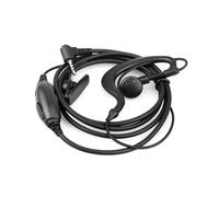 PLACKE Auriculares for walkie Talkie, 2 Unidades, EE090Z, 1 Pin PTT, Altavoz, micrófono, Gancho for la Oreja, Aptos for Retevis RT20, RT65, RT665, Auriculares for walkie Talkie J9138A
