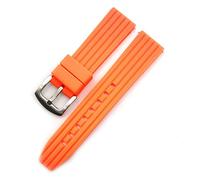 PLACKE Banda de reloj genérica 20 mm 22 mm 24 mm Liberación rápida Reloj Bandas de correa for la correa de la banda de relojes impermeables Banda(Orange,24mm)