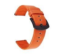 PLACKE Bandas de reloj de cuero 18 mm 20 mm 22 mm de liberación de 24 mm de liberación (Color : Lightbrown, Size : 20mm)