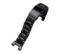 PLACKE Correa de metal GST-W300 GST-400G GST-B100 GST-210 S100D/S110D/W110 Accesorios for la brazalete de la banda de reloj de acero inoxidable adecuado for Casio Fit for G-Shock (Color : Schwarz)