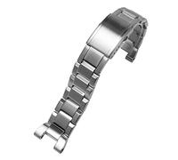 PLACKE Correa de metal GST-W300 GST-400G GST-B100 GST-210 S100D/S110D/W110 Accesorios for la brazalete de la banda de reloj de acero inoxidable adecuado for Casio Fit for G-Shock (Color : Silver)
