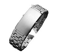 PLACKE Correa de reloj de 18 mm de 20 mm 22 mm Fit for Omega Fit For Seamaster Speedmaster Planet Fit For Ocean Solid Solid Sideling Steel Watch Pulsera Men Cadena de banda de reloj (Color : 9c, Siz