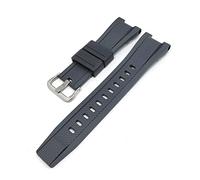 PLACKE Correas de goma adecuadas for Casio Fit for G-Shock GST-W300 GST-400G GST-B100 Accesorios for la banda de silicona de reemplazo impermeable deportivo (Color : Blackgrey)