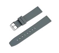 PLACKE Correas de reloj genéricas adecuada for deportes Watch Silicone Caver Watch Belt Binst Bindo de muñeca 16 mm 18 mm 20 mm 22 mm 24 mm 28 mm 28 mm(Gray,22mm)