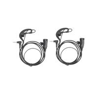 PLACKE EEY002 Auricular for Gancho for la Oreja de 3,5 mm, Auricular de una Sola Aguja for micrófono PTT, Apto for RETEVIS RT22P RT622P RB619 RB19 B63S B3S(2 pcs)