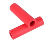 PLACKE Empuñadura de Manillar Compatible for Patinete eléctrico Xiaomi 4 Pro M365 1S, Cubierta de Silicona de Goma, Mango Antideslizante, Accesorios de Repuesto(1 Pair Red)