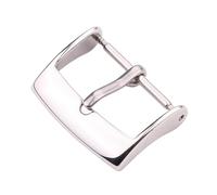 PLACKE Hebilla de correa de reloj de acero inoxidable, 18, 20, 22, 23 y 24mm, correas de reloj plateadas, accesorios de correa for cierre(Type 13,23mm)