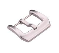 PLACKE Hebilla de correa de reloj de acero inoxidable, 18, 20, 22, 23 y 24mm, correas de reloj plateadas, accesorios de correa for cierre(Type 12,16mm)