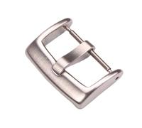 PLACKE Hebilla de correa de reloj de acero inoxidable, 18, 20, 22, 23 y 24mm, correas de reloj plateadas, accesorios de correa for cierre(Type 5,16mm)
