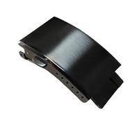 PLACKE Hebilla plegable sólida de alta calidad, 18mm, 20mm, 22mm, acero inoxidable 316L, hebilla plegable for reloj, cierre de doble clic, accesorios for reloj(Schwarz,20mm)