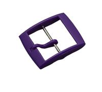 PLACKE Hebillas de plástico de 16mm, 19mm y 20mm for cierre de reloj, hebilla de Pin for correa de reloj colorida, accesorios for relojes de mujer y hombre for banda de silicona(Violet,19mm)