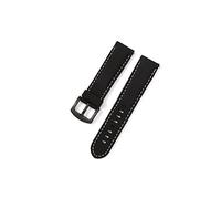 PLACKE Pulsera de cinturón de muñeca universal de la banda del deporte de goma de silicona 18 mm de 20 mm 22 mm 24 mm Fit For Samsung Gear S2 S3 Apto for Huawei Watch Men Women (Color : Black-whiteli