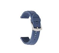PLACKE Pulsera de cinturón de muñeca universal de la banda del deporte de goma de silicona 18 mm de 20 mm 22 mm 24 mm Fit For Samsung Gear S2 S3 Apto for Huawei Watch Men Women (Color : Blue01, Size