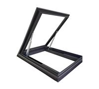 Placylight Ventanas para el Hogar Hatch Hatch Hatch Seguridad de la Puerta del sótano pozo de la cubierta de la ventana del ático Cubierta del sol Manual de Ventilación de la Cubierta de Aluminio