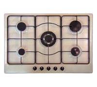 Plados Placa de cocción STAR75 de gas empotrable 5 fuegos 75 cm - Avena