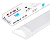 Plaffoniera LED Lineal Super Slim V-Tac - 20W, 40W-60 , 120cm 24 , 4x74 MM 6400K [EEK: A++]