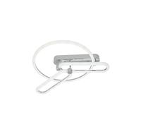 Plafon 78w 3000k, 4000k, 6500k Cromo Adhara 8x53x43cm 10530 Lm Regulable, Memoria y C. Remoto