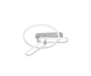 Plafon 78w 3000k, 4000k, 6500k Cromo Adhara 8x53x43cm 10530 Lm Regulable, Memoria y C. Remoto