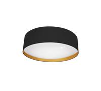 Abrila Anuska Negro / Oro - Plafón Pantalla 96W