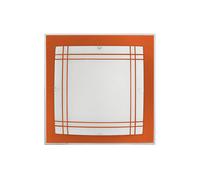 PLAFON 2 LUCES CUADRADO 32 CM AMET