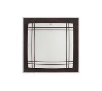 PLAFON 2 LUCES CUADRADO 32 CM AMET