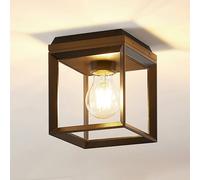 Plafón Arcchio Cayla, jaula, negro