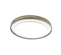 Plafon argus 36w 3000-4000-6500k blanco/cuero 3528lm 7,5x39x39cm c/rem