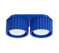Plafón Aura 2 azul ultramar GX53