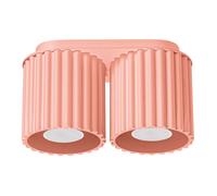 Plafón Aura 2 GU10 Melocotón