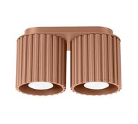 Plafón Aura 2 GU10 Moca